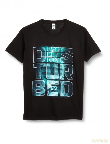 Disturbed: Unisex T-Shirt: Evolution (Black) (Medium)
