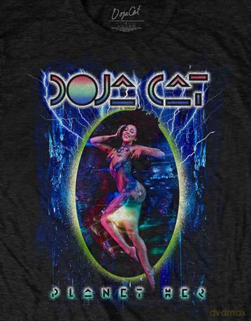 Doja Cat: Unisex T-Shirt: Planet Her (Black) (Small)