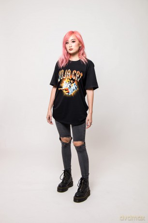 Doja Cat: Unisex T-Shirt: Planet Her Space (Black) (Medium)
