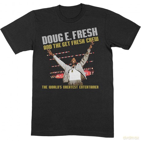 Doug E. Fresh: Unisex T-Shirt: The World's Greatest (Black) (Small)