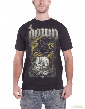 Down: Men's Tee: Swamp Skull (Large)