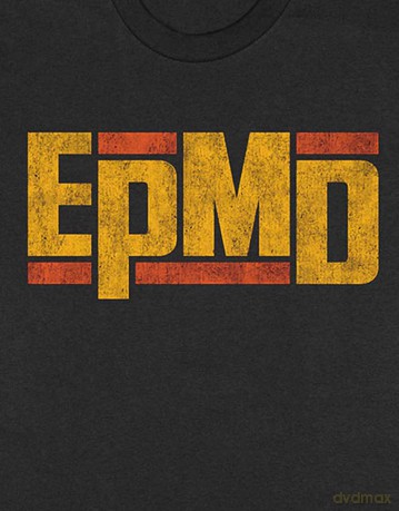 Epmd: EPMD Unisex T-Shirt: Distressed Classic Logo (Black) (X-Large)