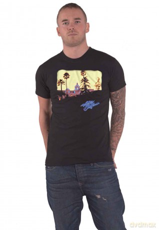 Eagles: Unisex T-Shirt: Hotel California (Black) (XXXX-Large)