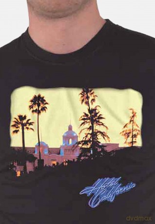 Eagles: Unisex T-Shirt: Hotel California (Black) (XXXXX-Large)