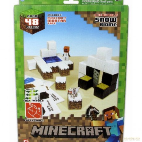 MINECRAFT Papercraft Zest Biomow [ZABAWKA]