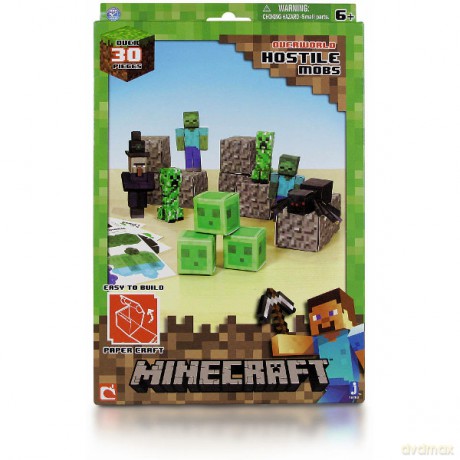 MINECRAFT Papercraft Zest Mobow [ZABAWKA]