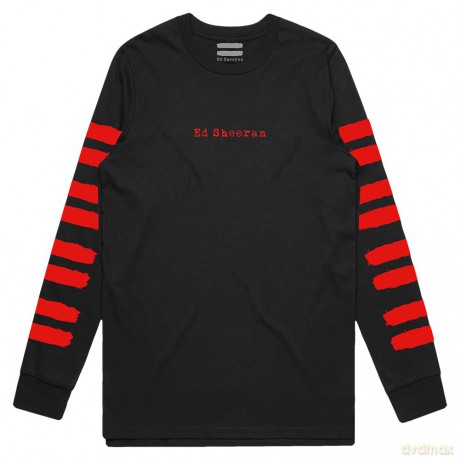 Ed Sheeran: Unisex Long Sleeve T-Shirt: Equals (Black) (Sleeve Print) (Medium)