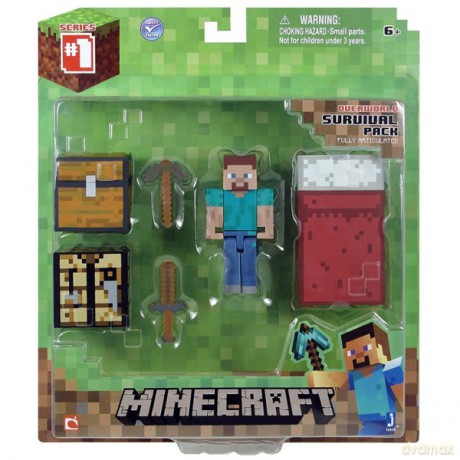 MINECRAFT Podst zest przetrwania z figur [ZABAWKA]