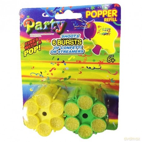 MINI POPPER 2 magazynki konfetti [ZABAWKA]