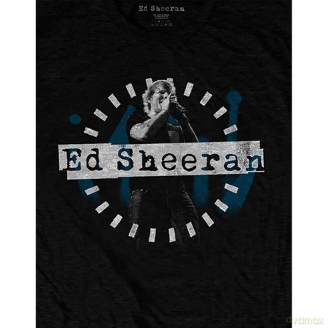 Ed Sheeran: Unisex Tee: Dashed Stage Photo (Medium)