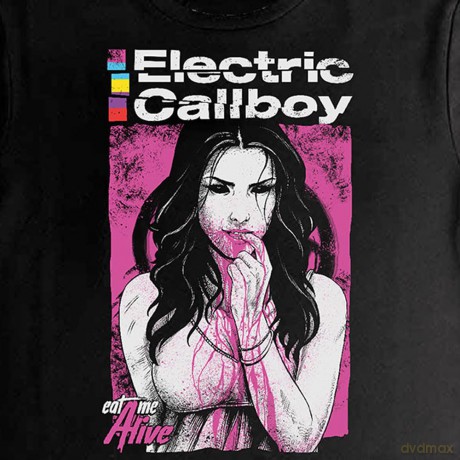 Electric Callboy: Ladies Crop Top: Eat Me Alive (Black) (Back Print) (X-Large)