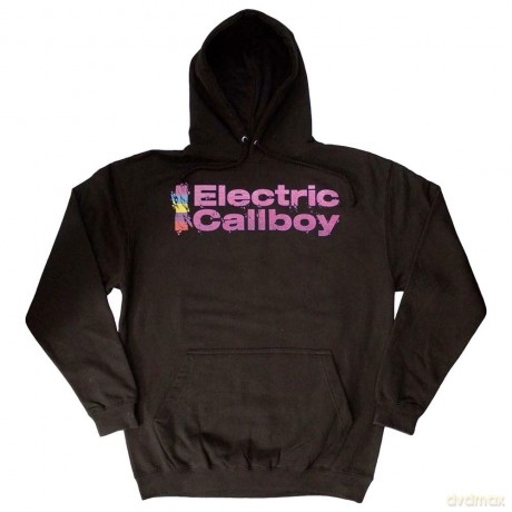 Electric Callboy: Unisex Pullover Hoodie: Choo Choo (Black) (Back Print) (Large)