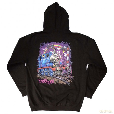 Electric Callboy: Unisex Pullover Hoodie: Choo Choo (Black) (Back Print) (Large)