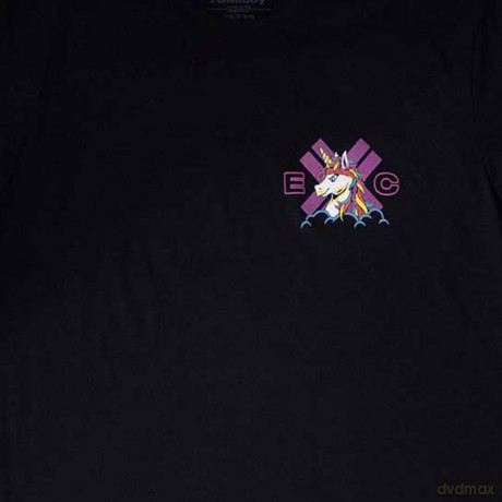 Electric Callboy: Unisex T-Shirt: Spaceman Unicorn (Black) (Back Print) (Large)