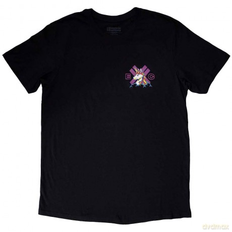 Electric Callboy: Unisex T-Shirt: Spaceman Unicorn (Black) (Back Print) (X-Large)