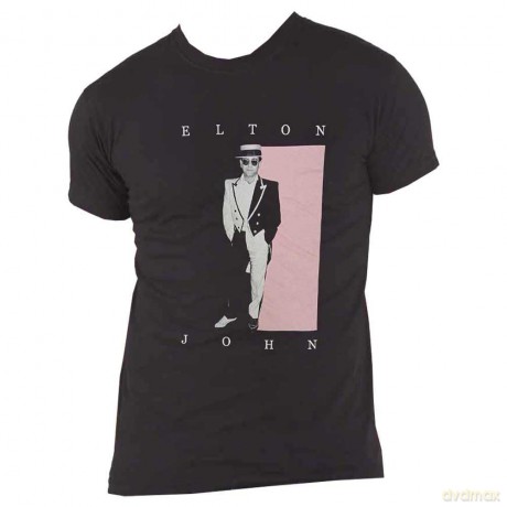 Elton John: Unisex T-Shirt: Tux Photo (Black) (XX-Large)