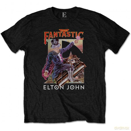 Elton John: Unisex Tee: Captain Fantastic (Small)