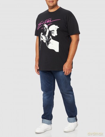 Elton John: Unisex Tee: Pink Brush (Back Print) (XX-Large)