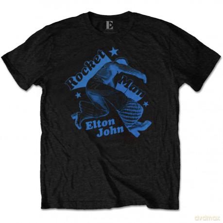Elton John: Unisex Tee: Rocketman Jump (Large)