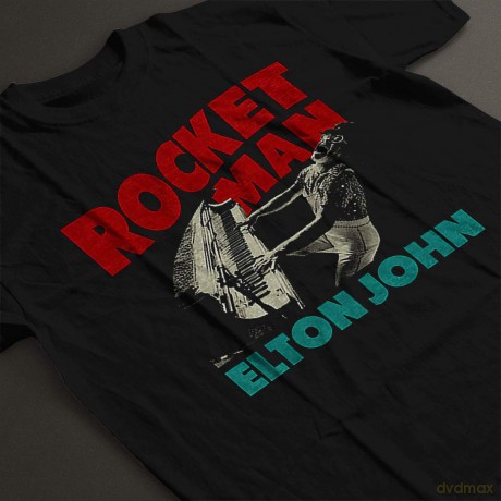Elton John: Unisex Tee: Rocketman Piano (Small)
