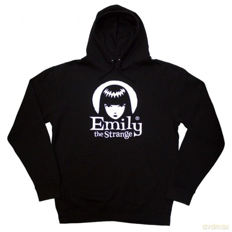 Emily The Strange: Unisex Pullover Hoodie: Halo Logo (Black) (Small)