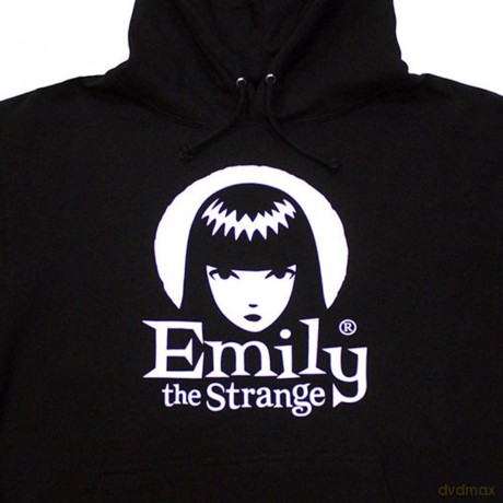 Emily The Strange: Unisex Pullover Hoodie: Halo Logo (Black) (Small)