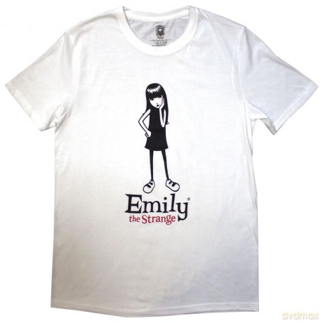 Emily The Strange: Unisex T-Shirt: Emily Poses (White) (Small)