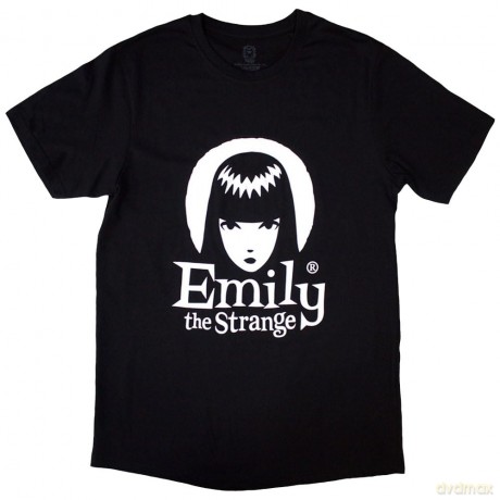 Emily The Strange: Unisex T-Shirt: Halo Logo (Black) (Small)