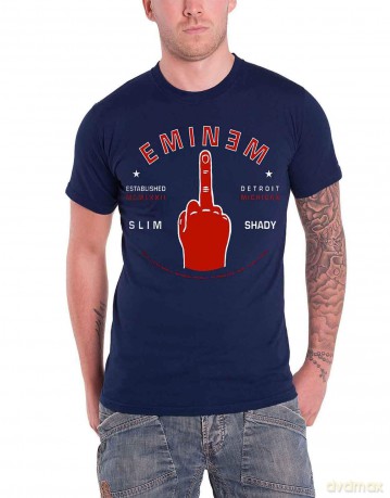 Eminem: Men's Tee: Detroit Finger (X-Large)