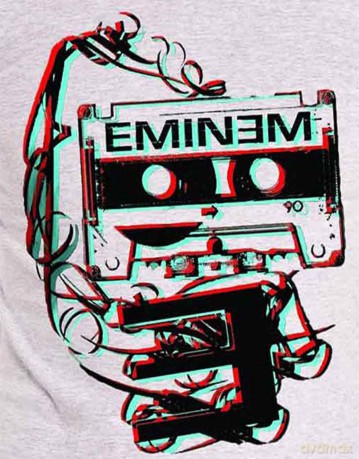 Eminem: Men's Tee: Tape (Small)