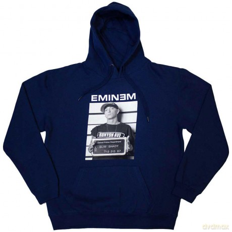 Eminem: Unisex Pullover Hoodie: Arrest (Blue) (Medium)