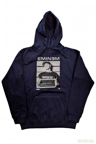 Eminem: Unisex Pullover Hoodie: Arrest (Navy Blue) (XX-Large)