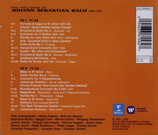 Various: The Very Best Of Bach [2CD]
