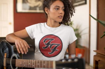 Eric Clapton: Ladies T-Shirt: Vintage Photo (Navy Blue) (X-Small)