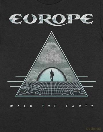 Europe: Unisex T-Shirt: Walk The Earth (Black) (Large)