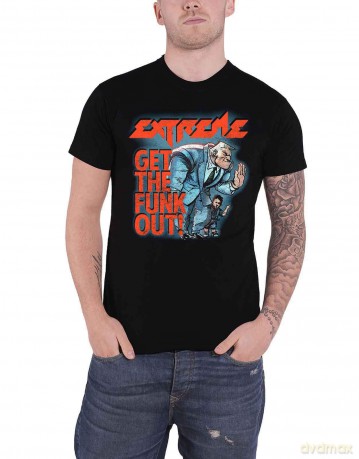 Extreme: Unisex T-Shirt: Get the Funk Out Bouncer (Black) (Small)