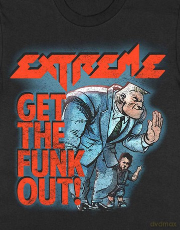 Extreme: Unisex T-Shirt: Get the Funk Out Bouncer (Black) (Small)