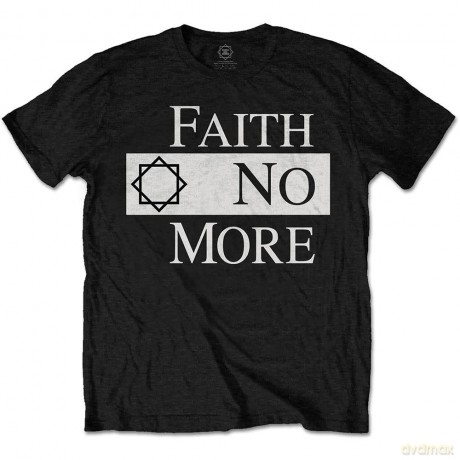 Faith No More: Unisex T-Shirt: Classic Logo V.2. (Black) (Small)