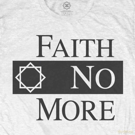 Faith No More: Unisex T-Shirt: Classic Logo V.2. (White) (Large)