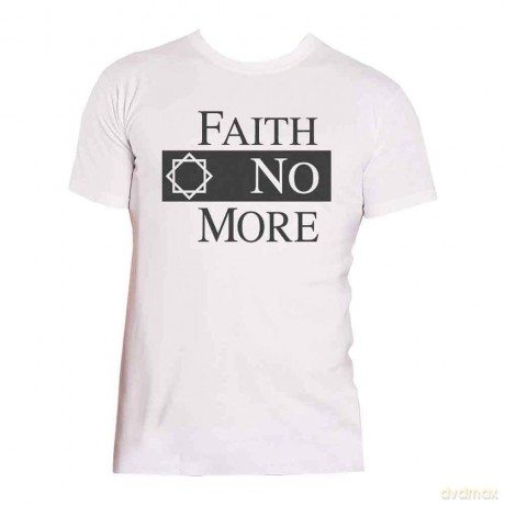 Faith No More: Unisex T-Shirt: Classic Logo V.2. (White) (Large)