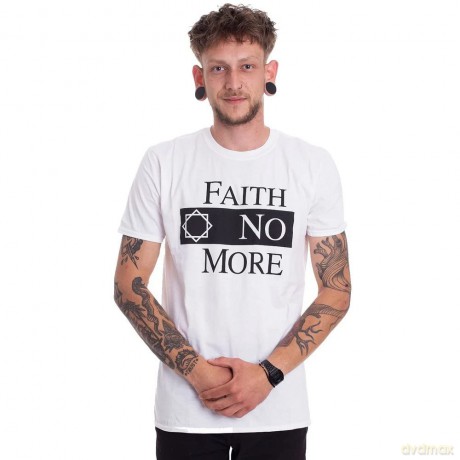Faith No More: Unisex T-Shirt: Classic Logo V.2. (White) (Medium)