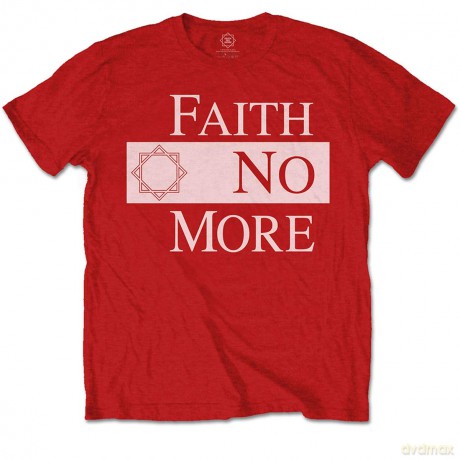 Faith No More: Unisex T-Shirt: Classic New Logo Star (Red) (Medium)