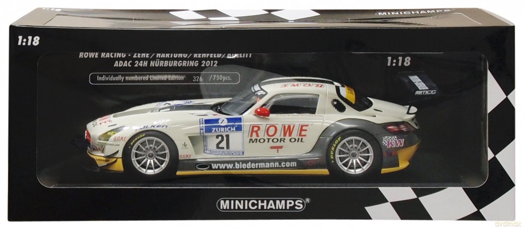MINICHAMPS MercedesBenz SLS AMG GT3 [ZABAWKA]