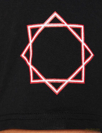 Faith No More: Unisex T-Shirt: MF Stacked (Black) (Back Print) (Large)
