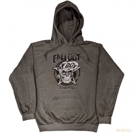 Fall Out Boy: Unisex Pullover Hoodie: Suicidal (Charcoal Grey) (Medium)