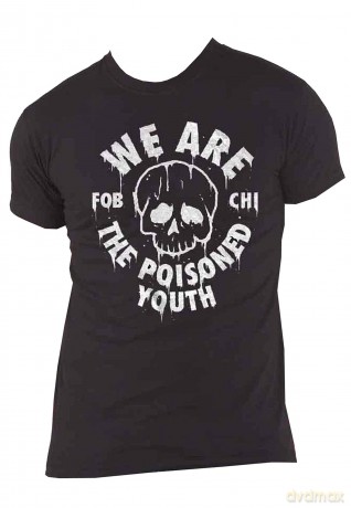 Fall Out Boy: Unisex T-Shirt: Poisoned Youth (Black) (XX-Large)