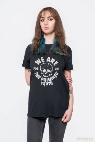 Fall Out Boy: Unisex T-Shirt: Poisoned Youth (Black) (XX-Large)