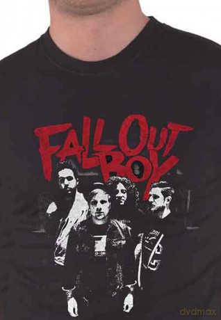 Fall Out Boy: Unisex T-Shirt: Punk Scratch (Black) (Small)
