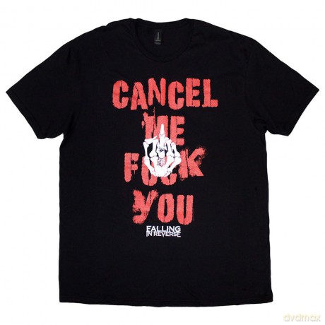 Falling In Reverse: Unisex T-Shirt: Cancel Me (Black) (XX-Large)