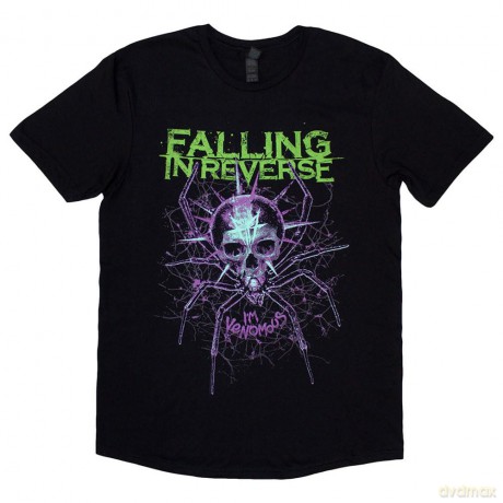 Falling In Reverse: Unisex T-Shirt: Spider (Black) (X-Large)